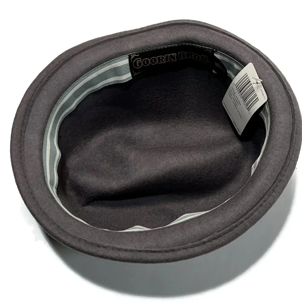 Goorin Bros Fedora Hat Medium Gray London Bound‎ New NWT